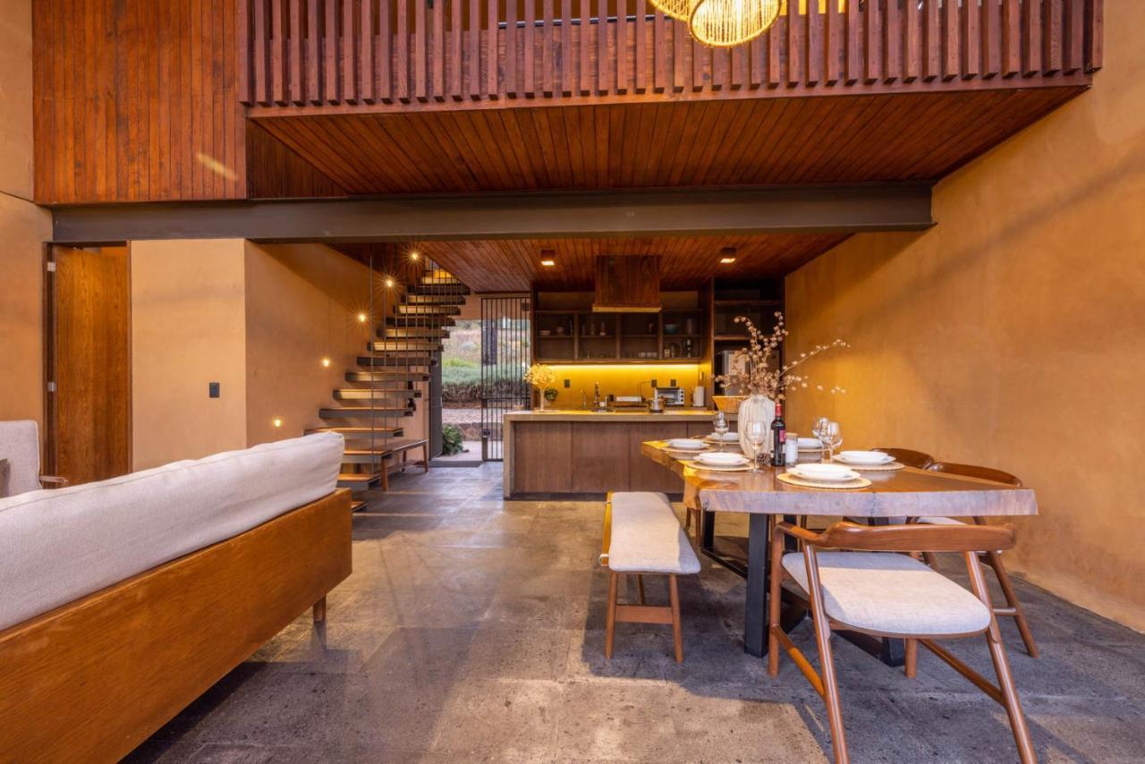 Cabana Lujo Con Alberca Climatizada Vistas Al Bosque De Mazamitla Eksteriør billede